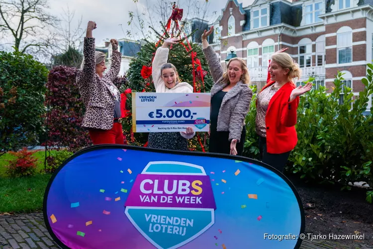 VriendenLoterij steunt Rocking Up X-Mas Den Haag met 5.000 euro