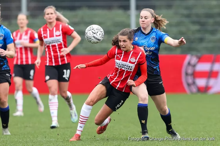 PSV Vrouwen na verlenging langs ADO Den Haag