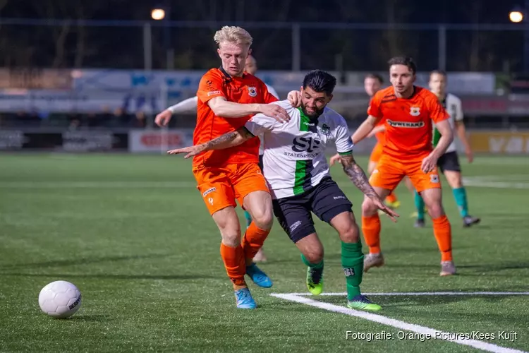 Koploper VV Katwijk in extremis naast Scheveningen