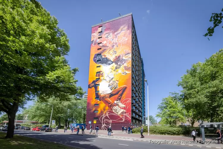 Haagse muurschildering wint één van de Dutch Street Art Awards