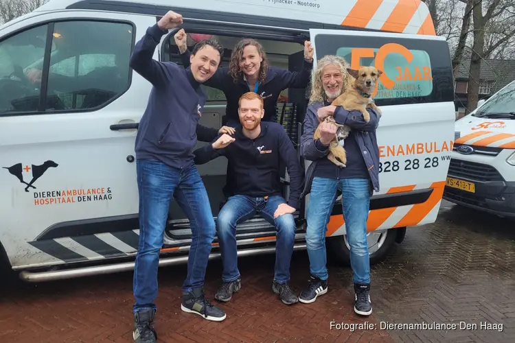 Team Dierenambulance Den Haag rent CPC voor elektrische ambulances