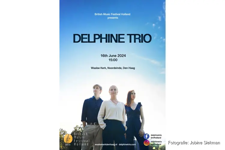 British Music Festival Holland presenteert: Delphine Trio (16 juni, Waalse Kerk)