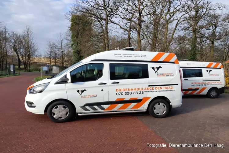 Vijf elektrische ambulances voor Dierenambulance Den Haag