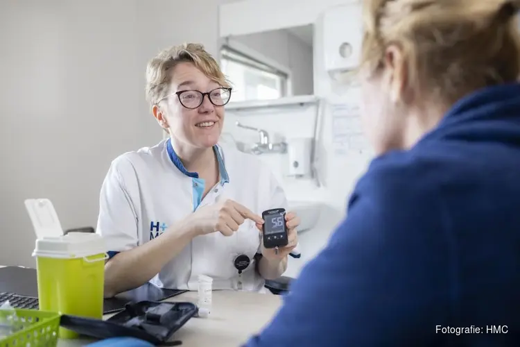 Gezondheidscheck in HMC voor diabetespatiënten